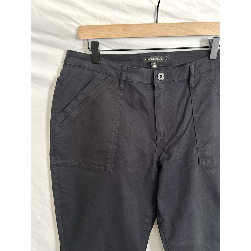 Banana Republic Ladies' High Rise Twill Pants Black Size 14 - Picture 3 of 9